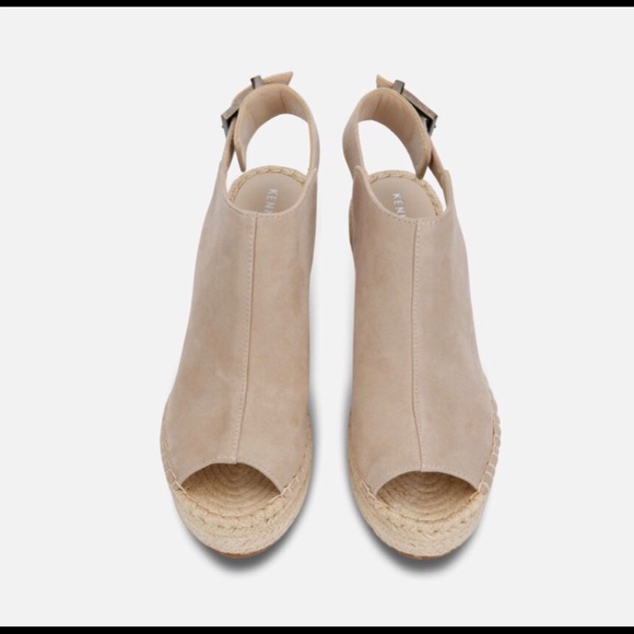 Kenneth Cole  OLIVIA SUEDE ESPADRILLE WEDGE - Picture 2 of 5